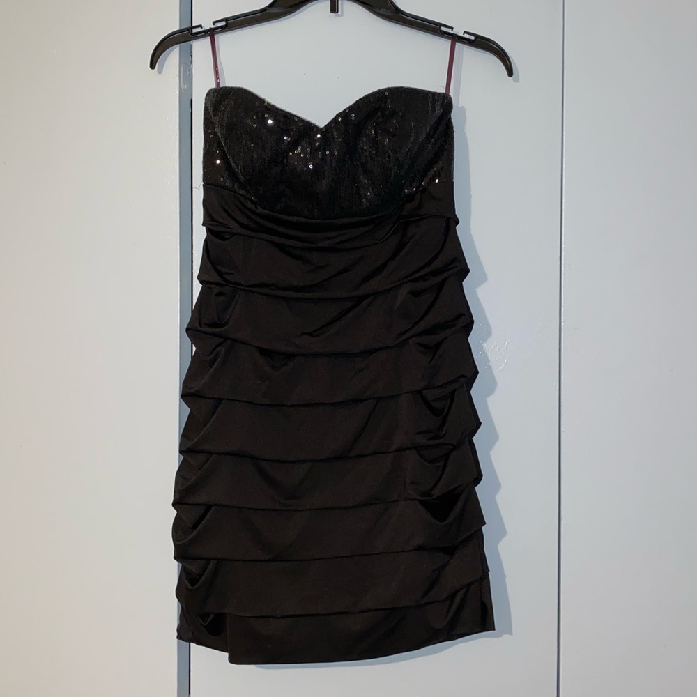 Short black dress